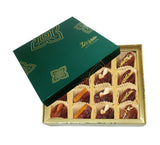 12 pieces Turquois Collection Box<br> Assorted Filled Dates