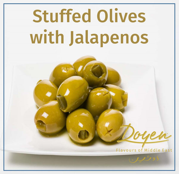 Stuffed Mediterranean Olives - Net wt 160g